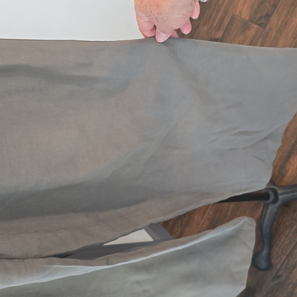 Ann Taylor Olive Green Wide Leg Pants - Picture 3 of 7
